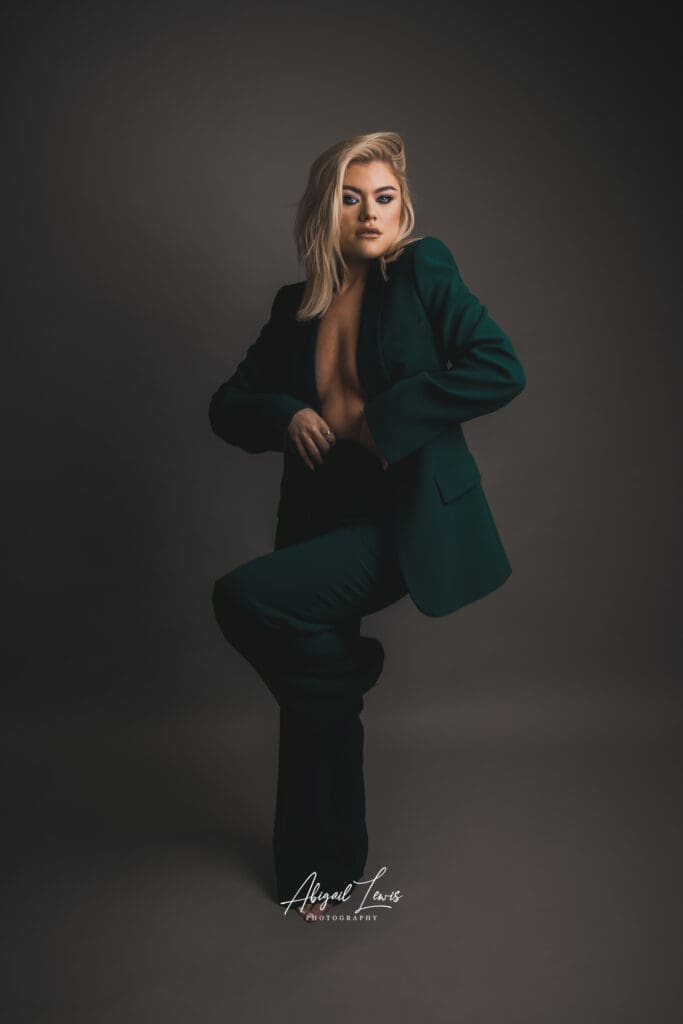 Editorial Female Empowerment Photography Image with woman in suit
